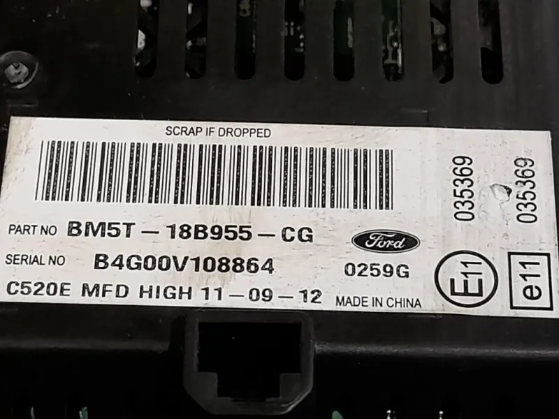 Display Multimediale BM5T-18B955-CG Ford Focus IV 2011