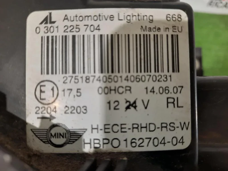 Proiettore ANT DX 0301225704 162704-04 Mini MINI Cooper F56 2014