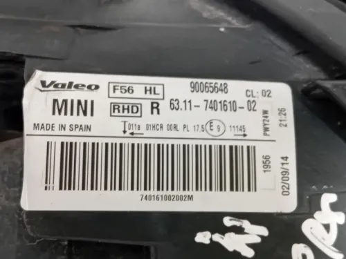 Proiettore ANT DX 6311-8738660-02 Mini MINI Cooper F56 2018