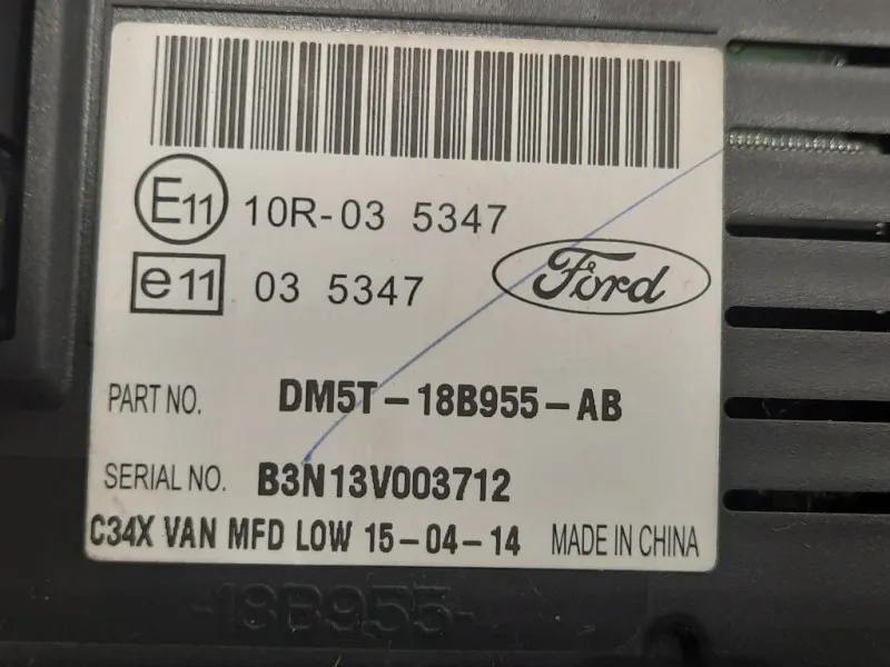 Display Multimediale DM5T18B955AB Ford Ranger IV 2012