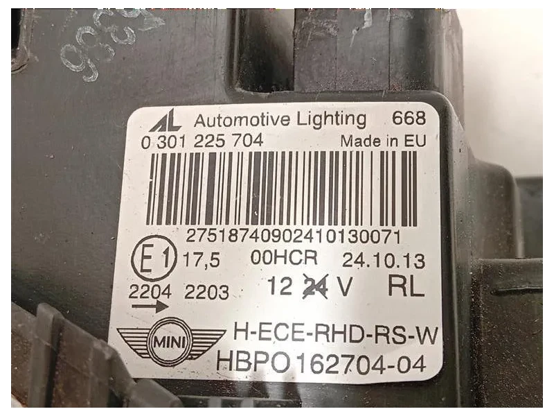 Proiettore ANT DX 162704-04 Mini MINI Cooper R56 2007