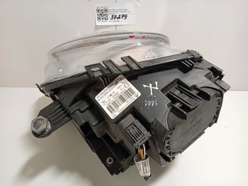 Proiettore ANT DX 162704-04 0301225704 Mini MINI Cooper R56 2007