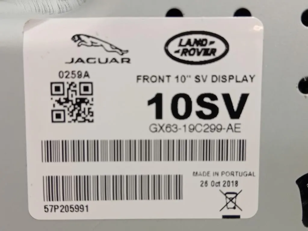 Display Multimediale GX63-19C299-AE Jaguar E-pace 2017