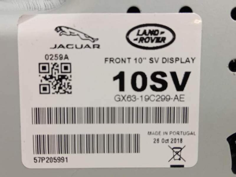 Display Multimediale GX63-19C299-AE Jaguar E-pace 2017