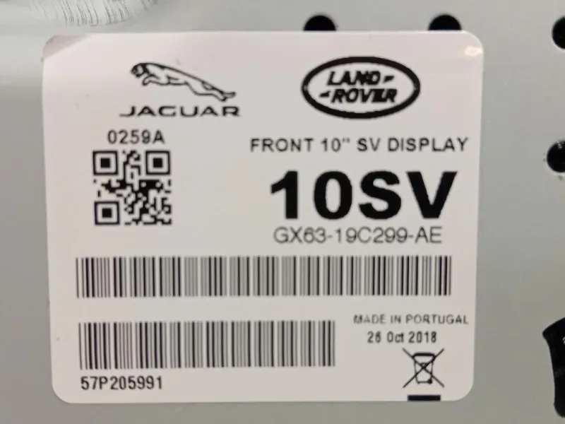 Display Multimediale GX63-19C299-AE Jaguar E-pace 2017