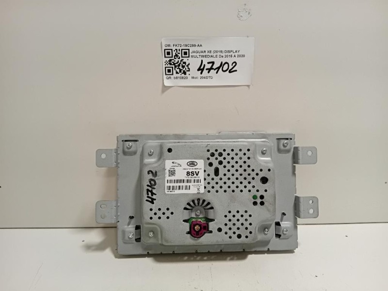 Display Multimediale FK72-19C299-AA Jaguar XE 2015