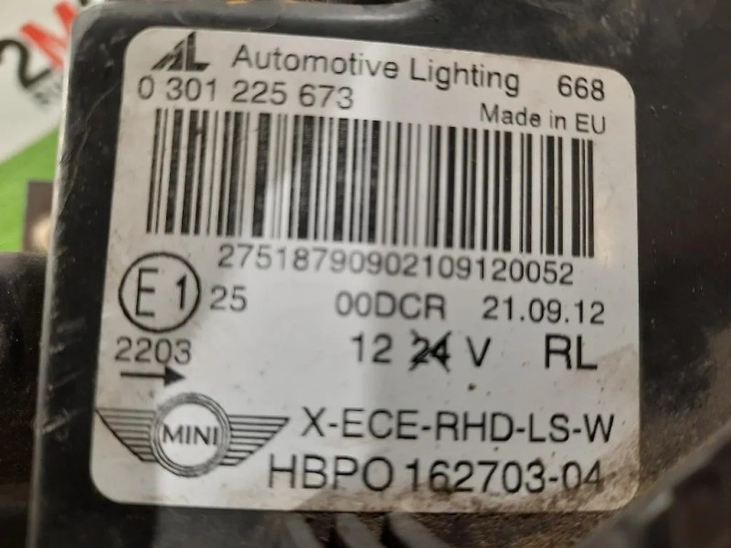 Proiettore ANT DX 63127292050 Mini MINI Cooper R56 2007