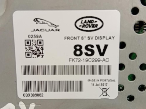 Display Multimediale FK72-19C299-AC Jaguar XE 2015