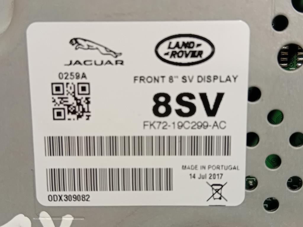Display Multimediale FK72-19C299-AC Jaguar XE 2015