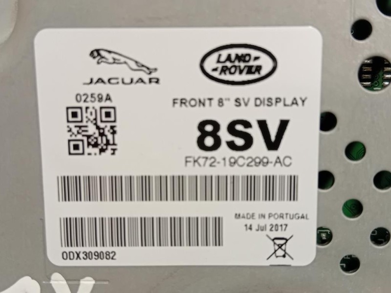 Display Multimediale FK72-19C299-AC Jaguar XE 2015