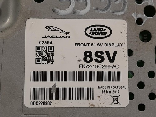 Display Multimediale FK72-19C299-AC Jaguar XE 2015