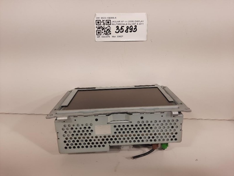 Display Multimediale 9X23-10E889-A Jaguar XF I 2008