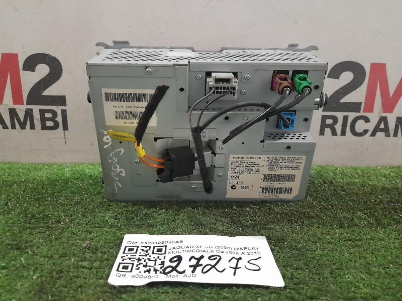 Display Multimediale 9X2310E889AB Jaguar XF I 2008
