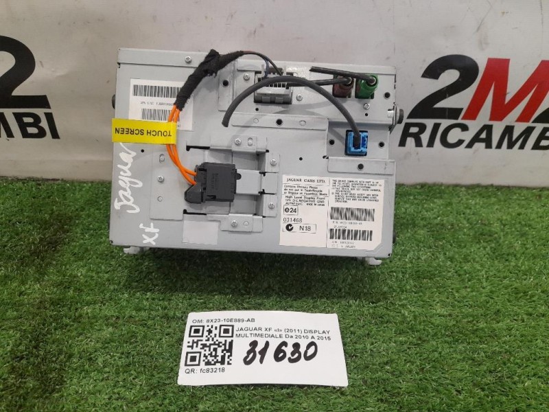 Display Multimediale 8X23-10E889-AB Jaguar XF I 2011