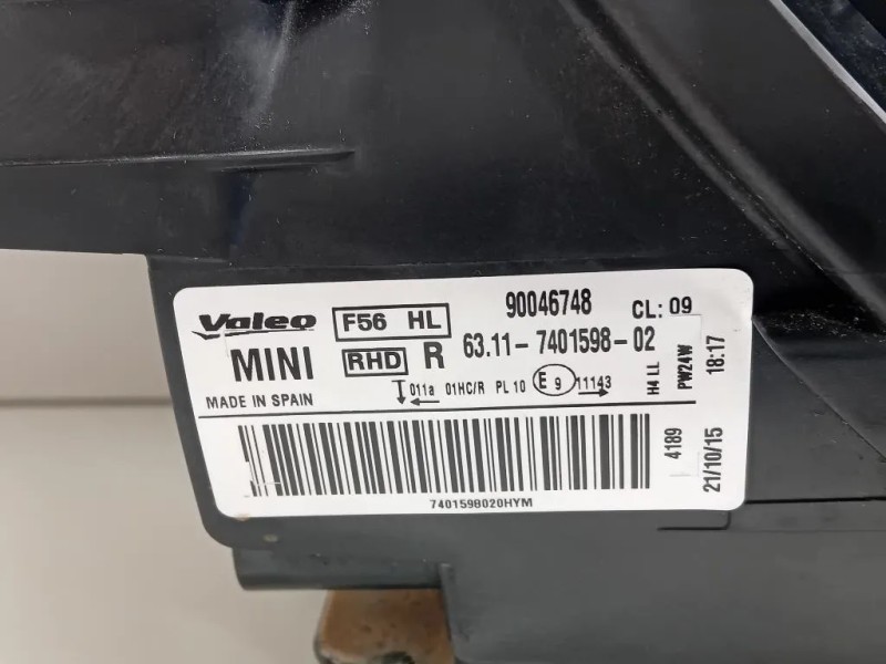 Proiettore ANT DX 90046748 Mini MINI ONE F56 2014