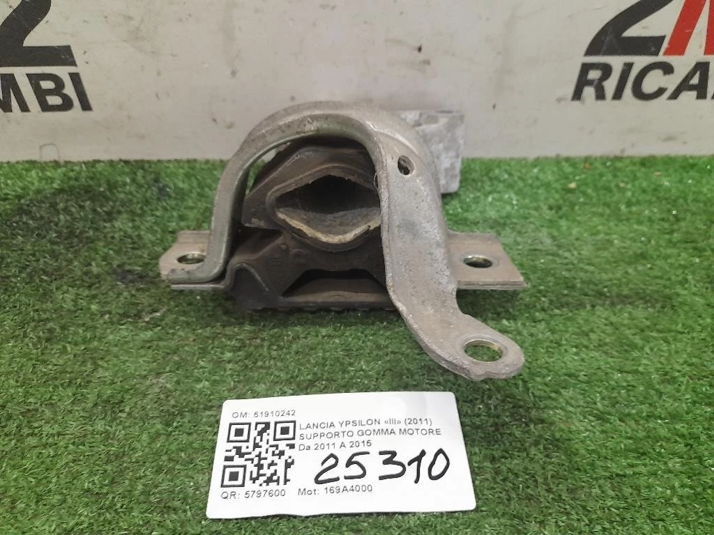 Supporto Gomma Motore 51910242 Lancia Ypsilon III 2011