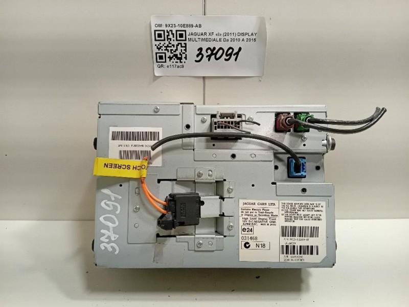 Display Multimediale 9X23-10E889-AB Jaguar XF I 2011