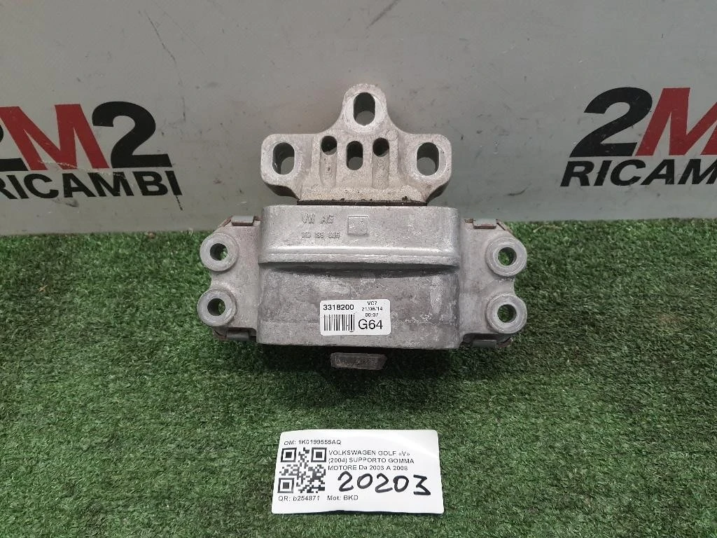 Supporto Gomma Motore 1K0199555AQ Volkswagen GOLF V 2004