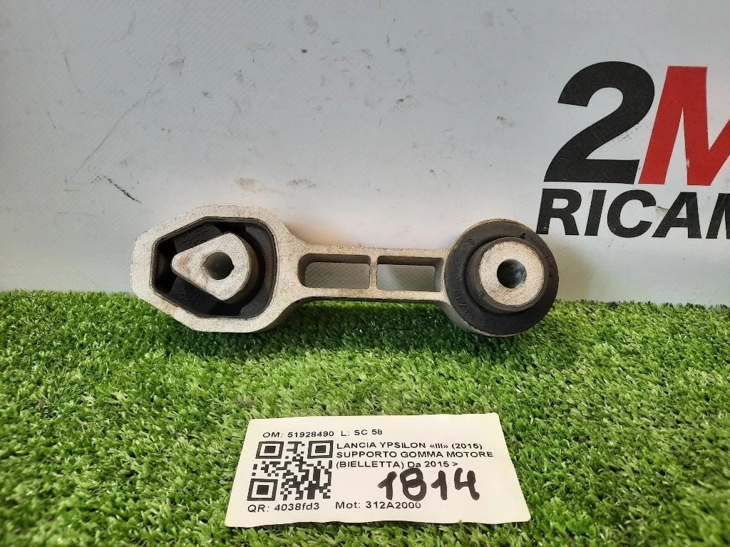 Supporto Gomma Motore Bielletta 51928490 Lancia Ypsilon III 2015