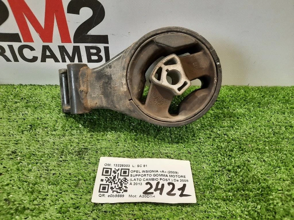 Supporto Gomma Motore LATO Cambio POST 13228303 Opel Insignia A 2009