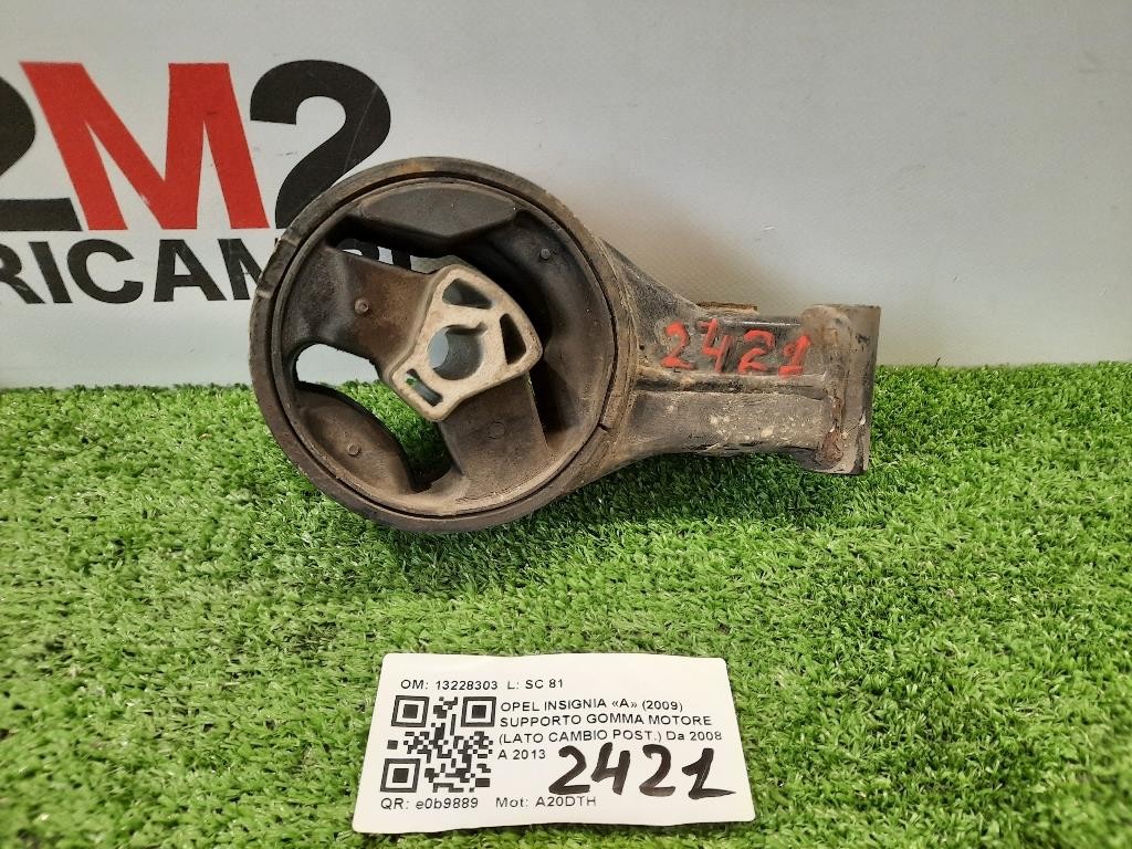 Supporto Gomma Motore LATO Cambio POST 13228303 Opel Insignia A 2009