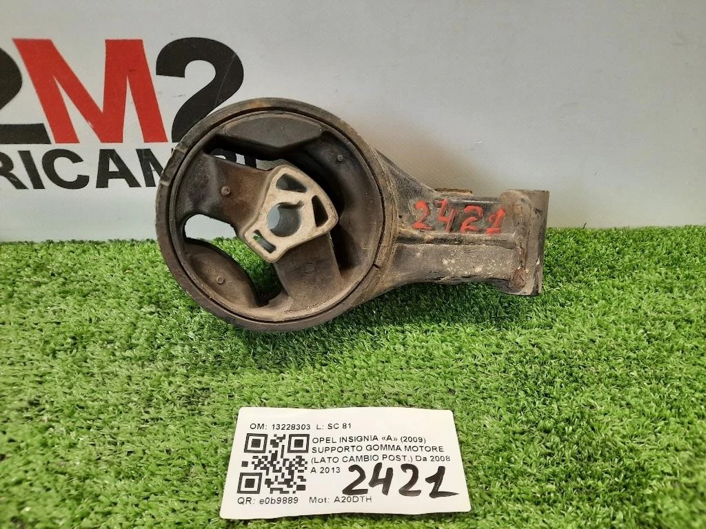 Supporto Gomma Motore LATO Cambio POST 13228303 Opel Insignia A 2009