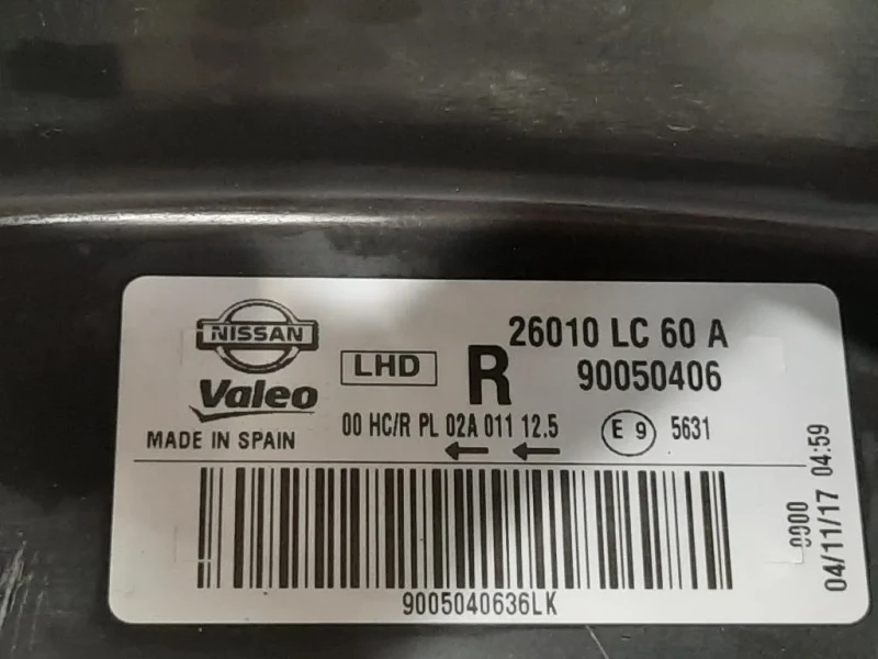 Proiettore ANT DX 90050406 Nissan Cabstar F24M 2014