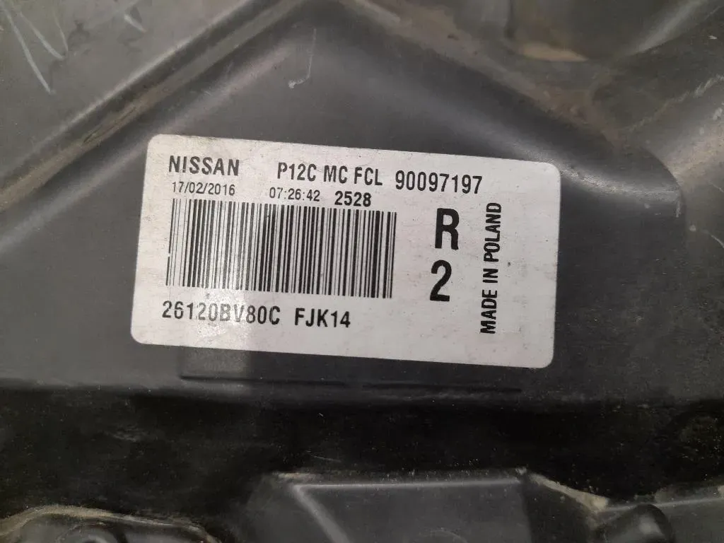 Proiettore ANT DX 26120BV80C Nissan JUKE I 2014