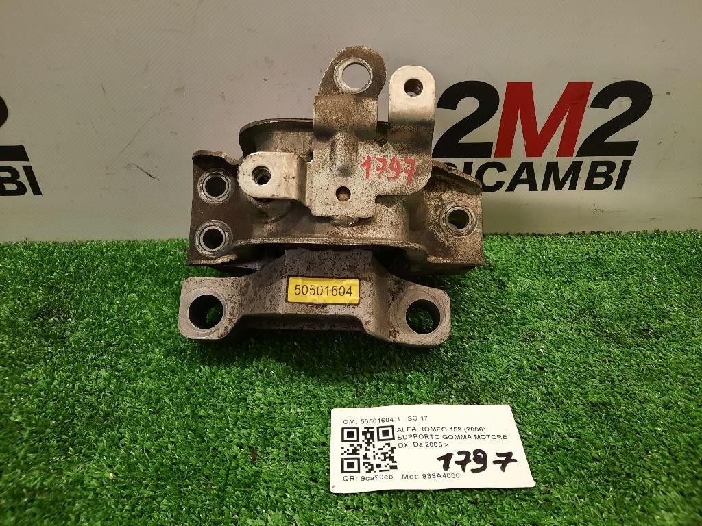 Supporto Gomma Motore DX 50501604 Alfa Romeo 159 2006