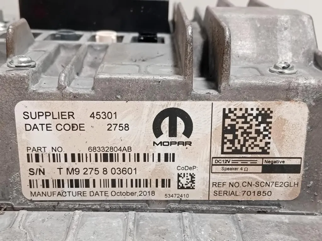 Display Multimediale 53472410 Jeep Compass III 2017