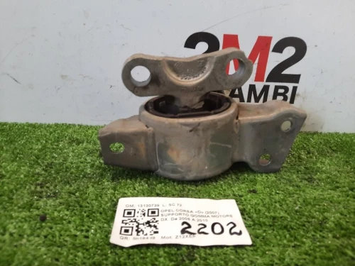 Supporto Gomma Motore DX 13130739 Opel Corsa D 2007