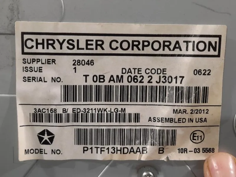 Display Multimediale Jeep Grand Cherokee IV 2011