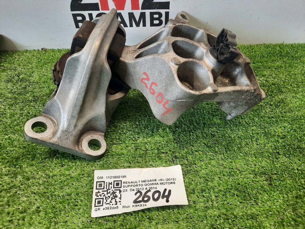 Supporto Gomma Motore DX 112100019R Renault Mégane III 2012