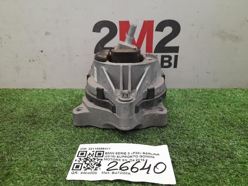 Supporto Gomma Motore SX 22116859411 Bmw Serie 3 F30 Berlina 2015