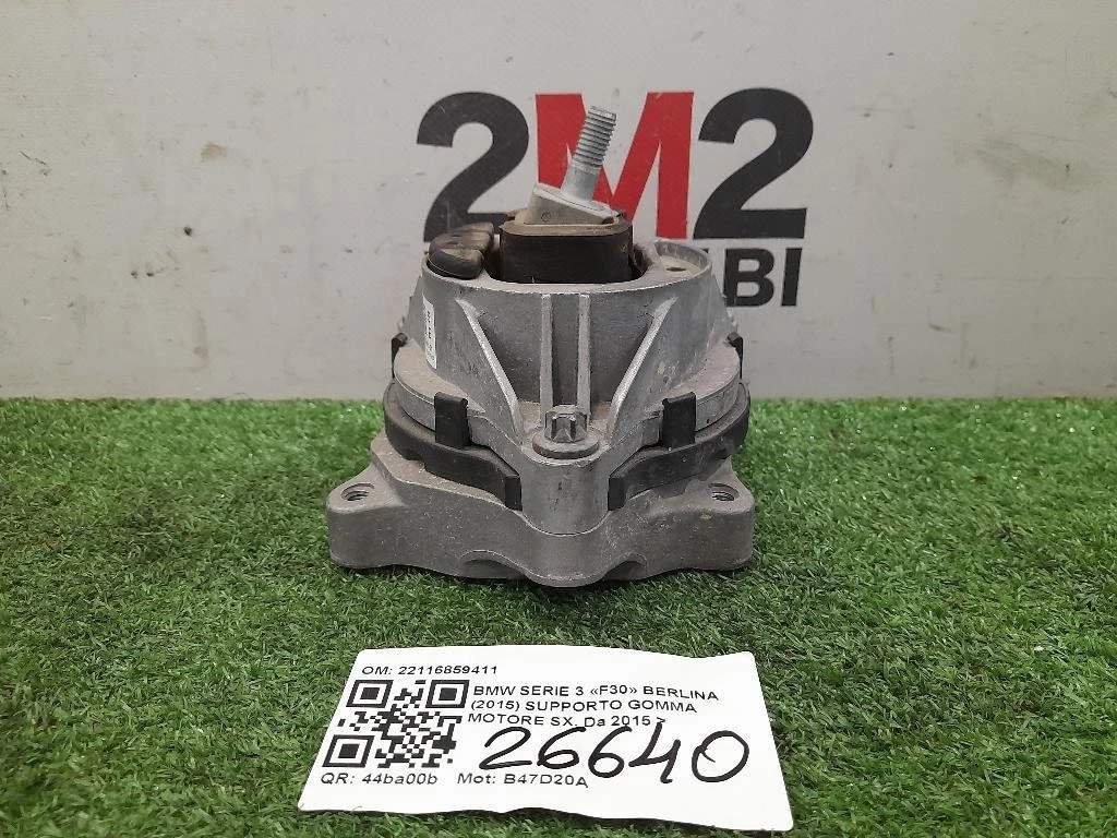 Supporto Gomma Motore SX 22116859411 Bmw Serie 3 F30 Berlina 2015