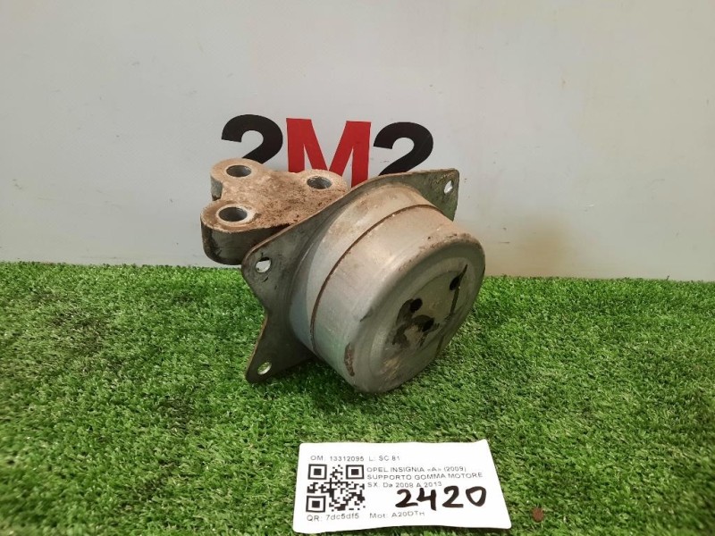 Supporto Gomma Motore SX 13312093 Opel Insignia A 2009