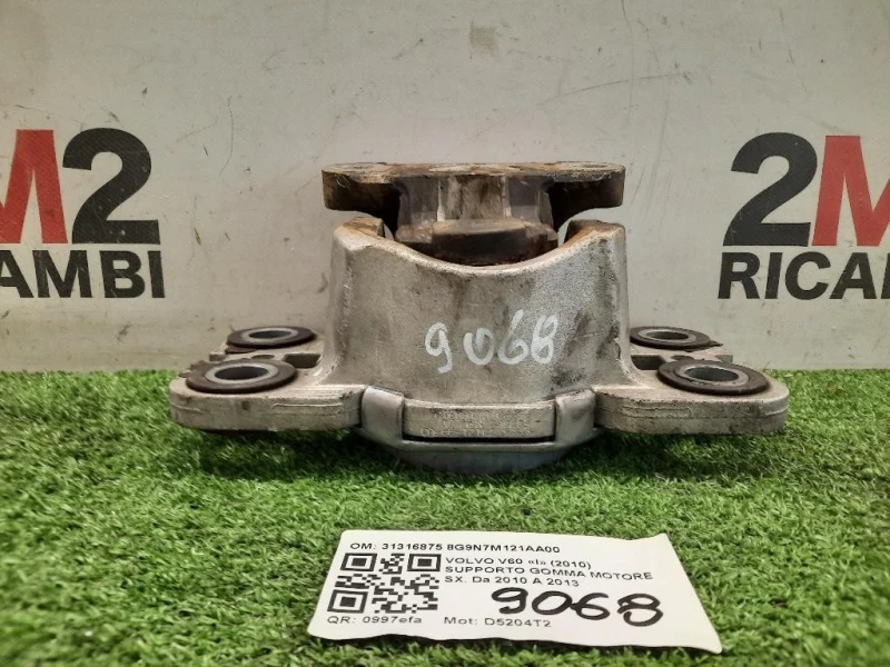 Supporto Gomma Motore SX 31316875 8G9N7M121AA00 Volvo V60 I 2010