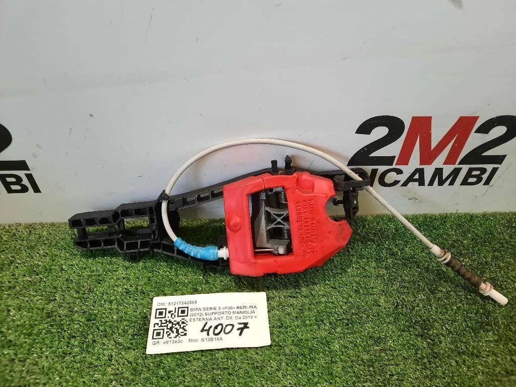 Supporto Maniglia Esterna ANT DX 51217242568 Bmw Serie 3 F30 Berlina 2012