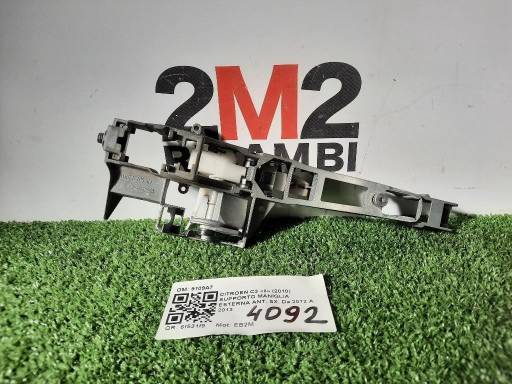 Supporto Maniglia Esterna ANT SX 9109A7 Citroen C3 II 2010