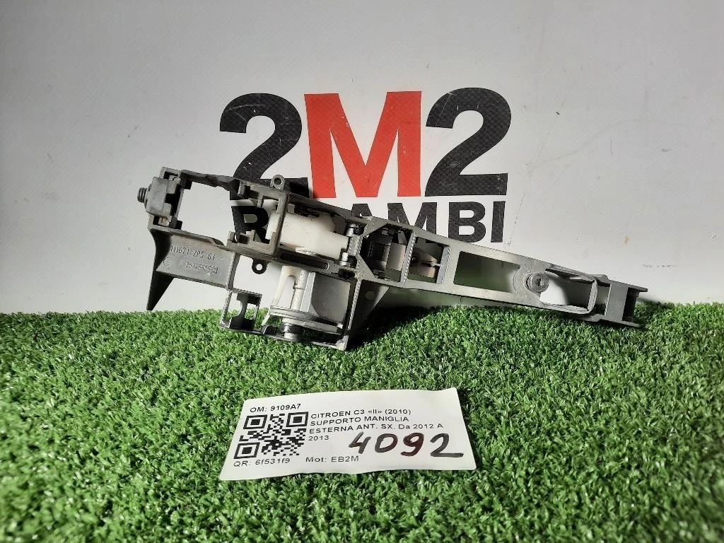 Supporto Maniglia Esterna ANT SX 9109A7 Citroen C3 II 2010