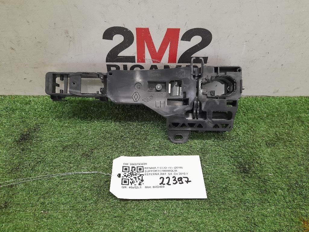 Supporto Maniglia Esterna ANT SX 806079360R Renault CLIO V 2019