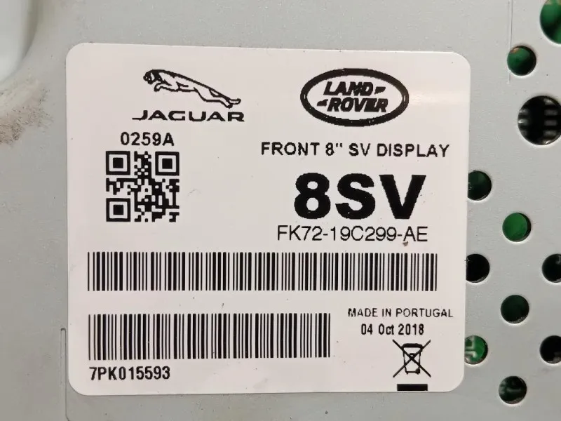 Display Multimediale FK72-19C299-AE Land Rover Range Rover Evoque I 2015