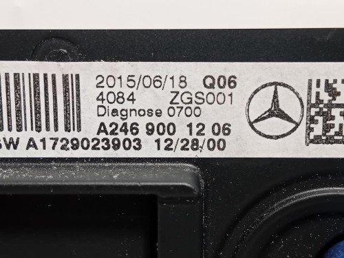 Display Multimediale A2469001206 Mercedes Classe A W176 2015