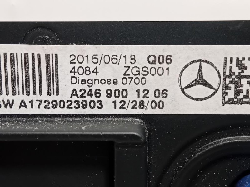 Display Multimediale A2469001206 Mercedes Classe A W176 2015