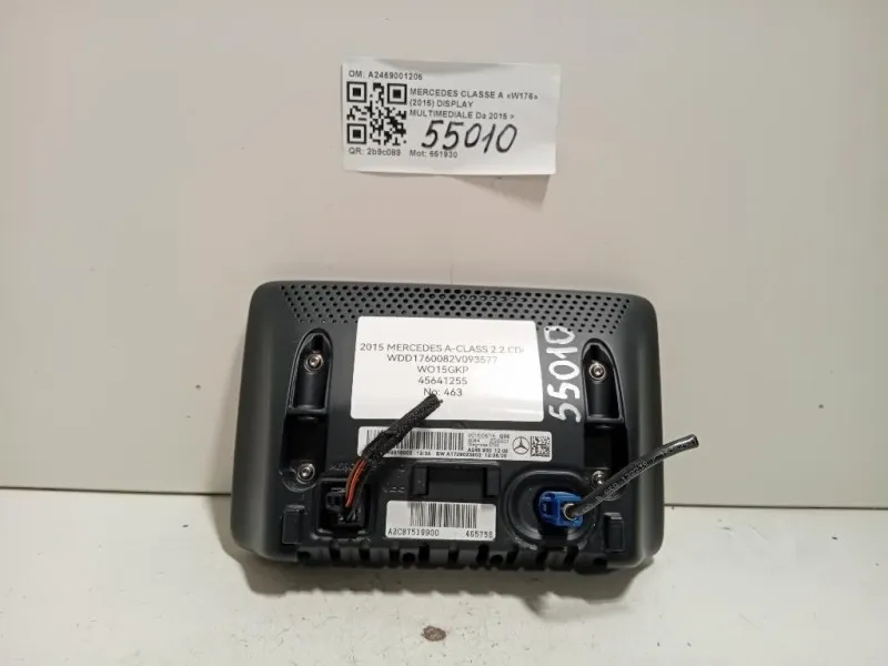 Display Multimediale A2469001206 Mercedes Classe A W176 2015