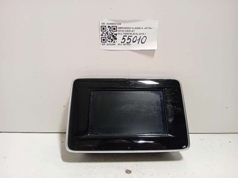 Display Multimediale A2469001206 Mercedes Classe A W176 2015