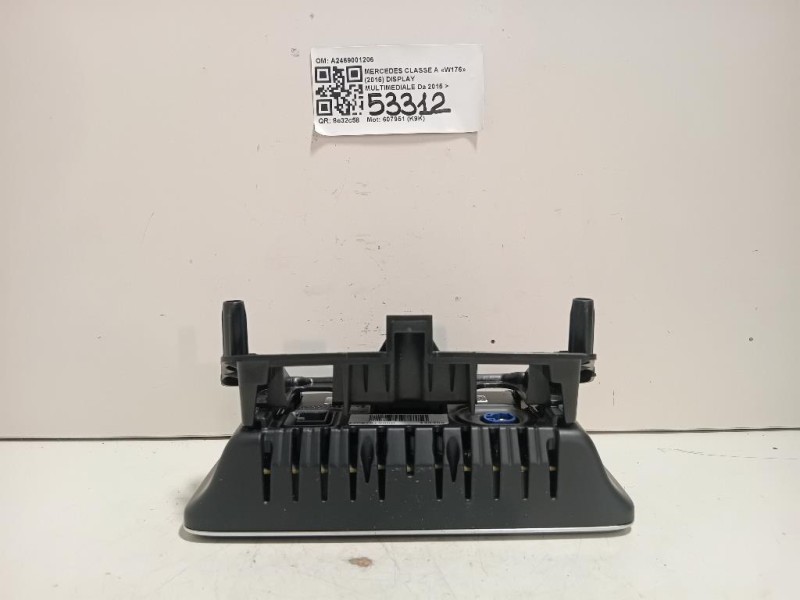 Display Multimediale A2469001206 Mercedes Classe A W176 2015