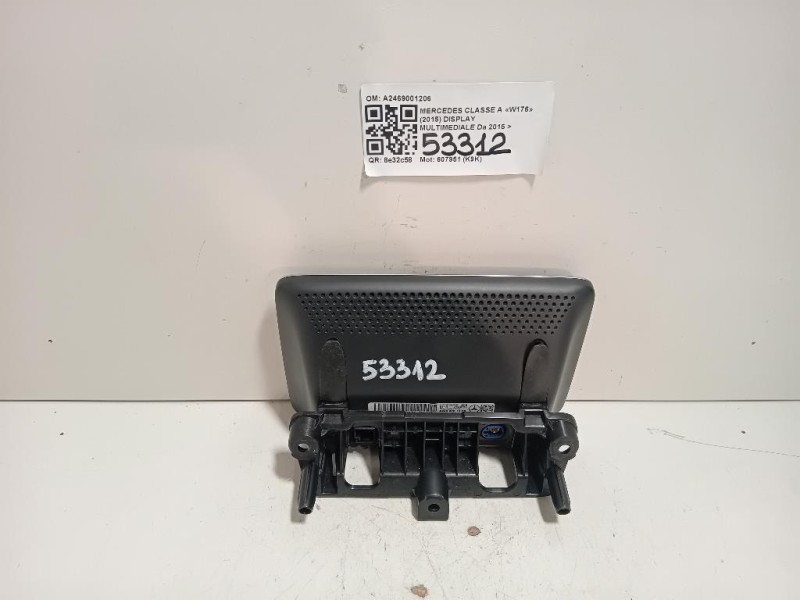 Display Multimediale A2469001206 Mercedes Classe A W176 2015