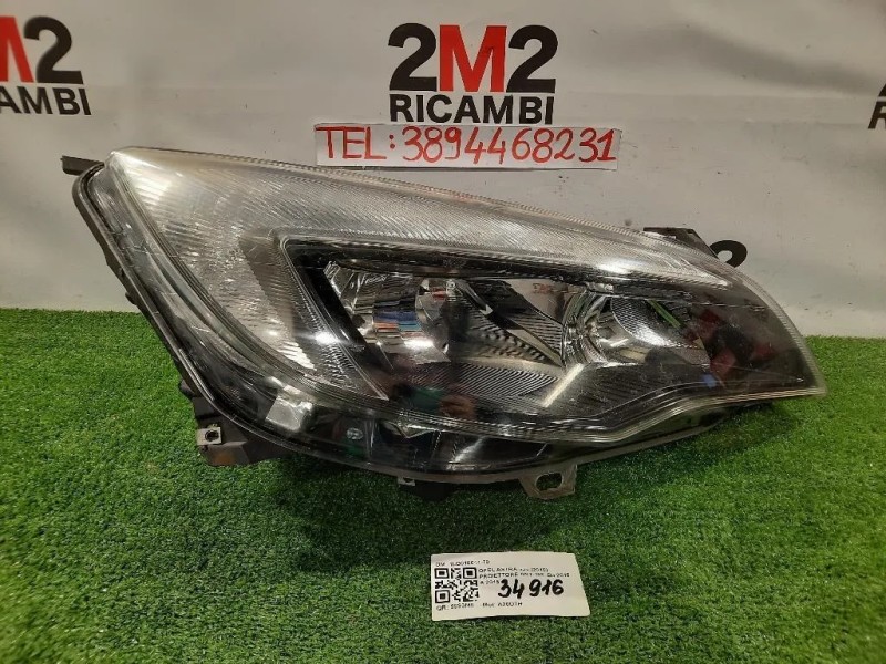Proiettore ANT DX 1LG010011-70 Opel Astra J 2010