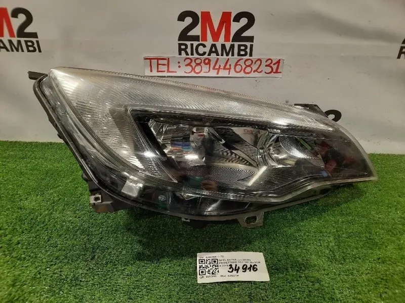 Proiettore ANT DX 1LG010011-70 Opel Astra J 2010